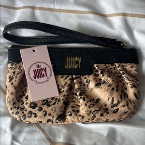 Juicy Couture Leopard Print Wristlet